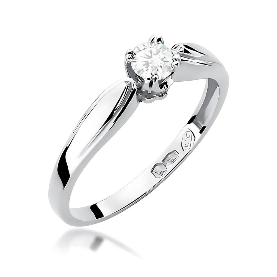 Goldring mit 0,25 ct Labrodiamanten