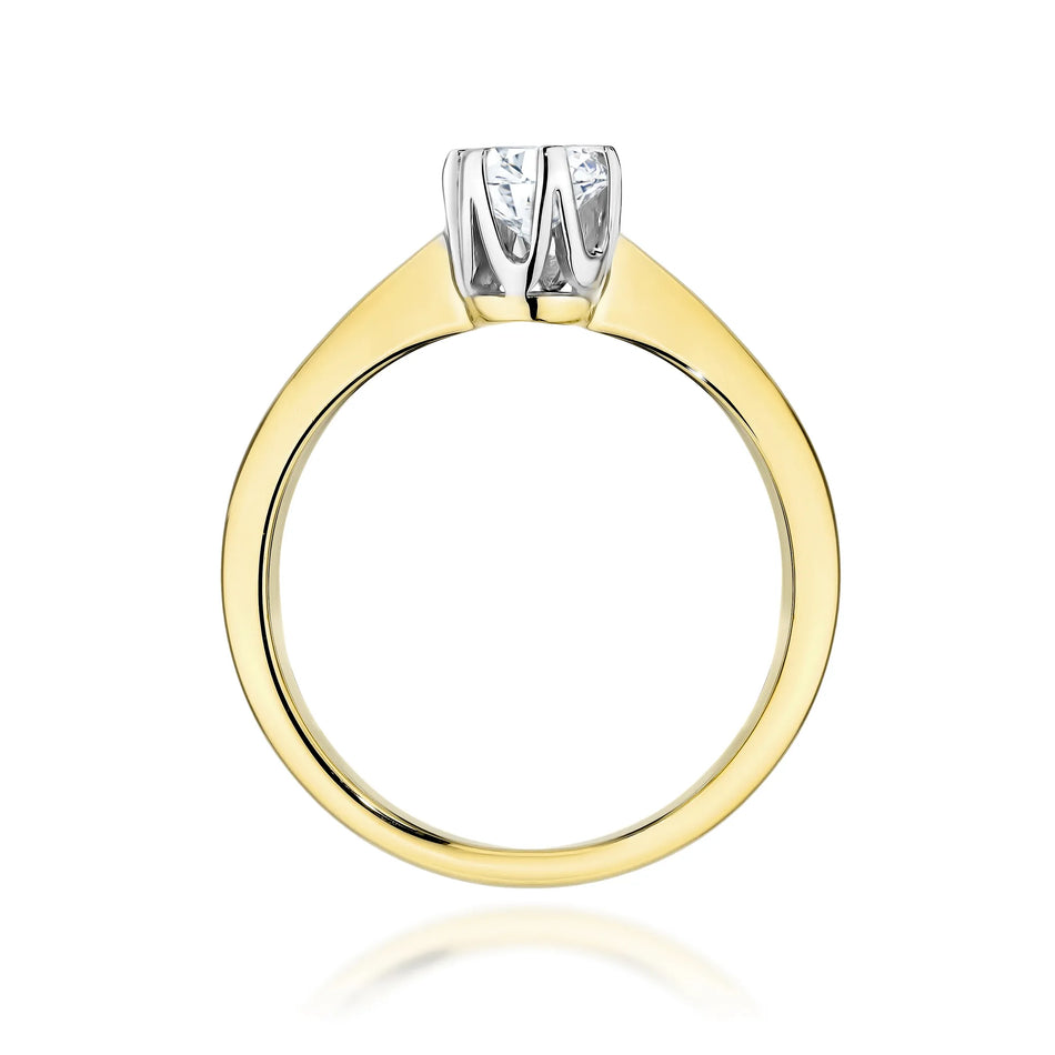 Gold Ring with 0.40ct Diamond