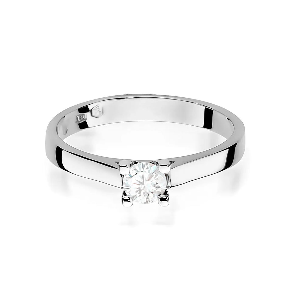 Goldring mit 0,25 ct Diamant