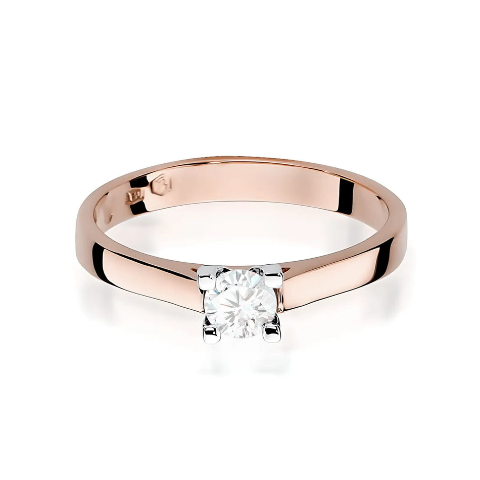 Gold Ring with 0.20ct Diamond