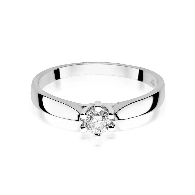 Goldring mit 0,23 ct Diamant