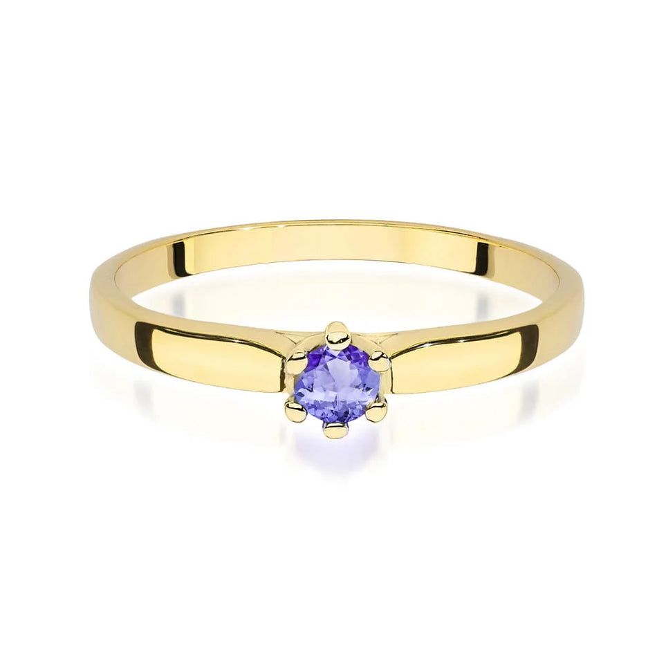 Gold Ring with 0.15ct Tansanit