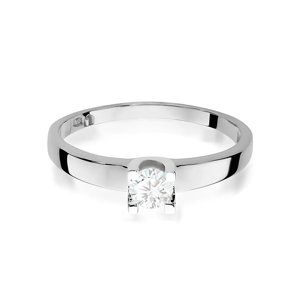 Goldring mit 0,25 ct Diamant
