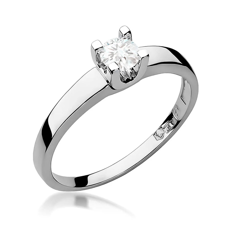 Goldring mit 0,30 ct Diamant