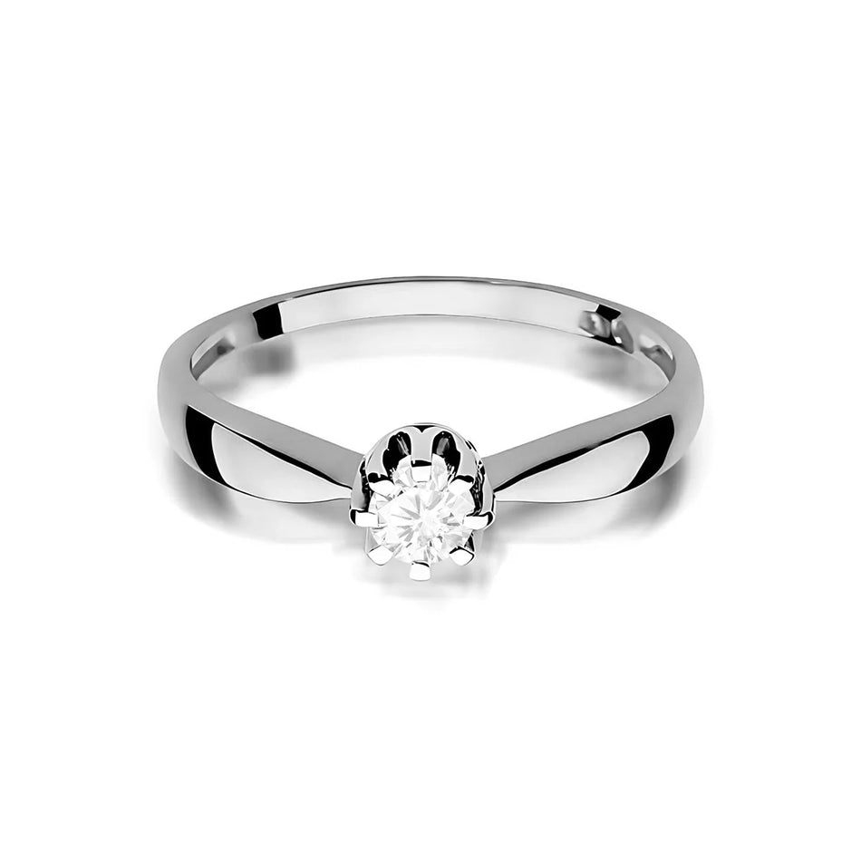 Goldring mit 0,20 ct Labrodiamanten