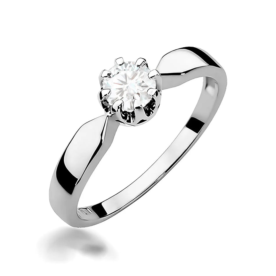Goldring mit 0,50 ct Diamant