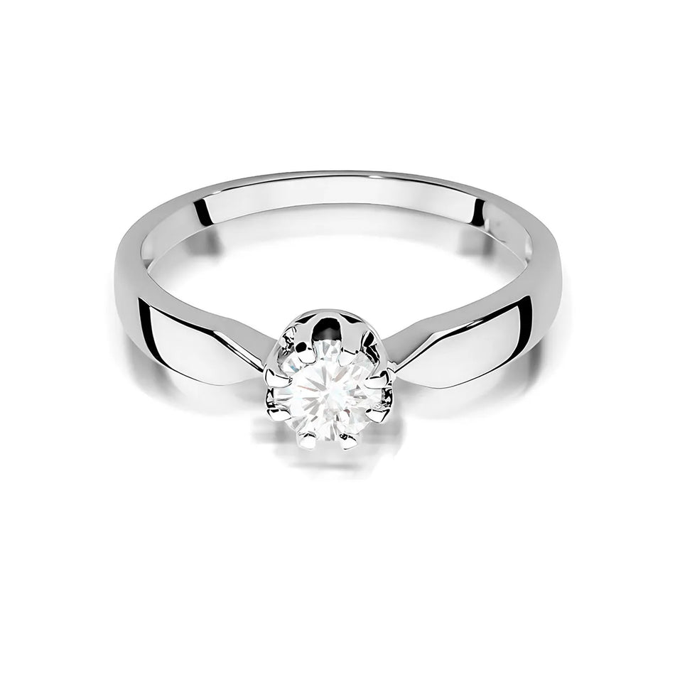 Goldring mit 0,50 ct Diamant