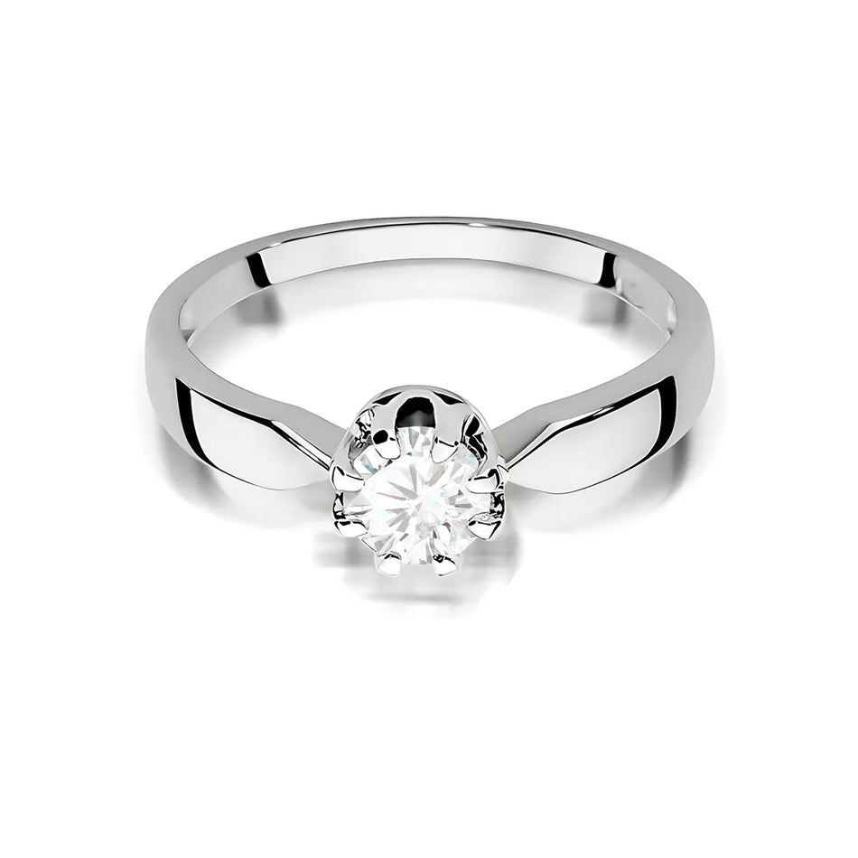 Goldring mit 0,70 ct Diamant
