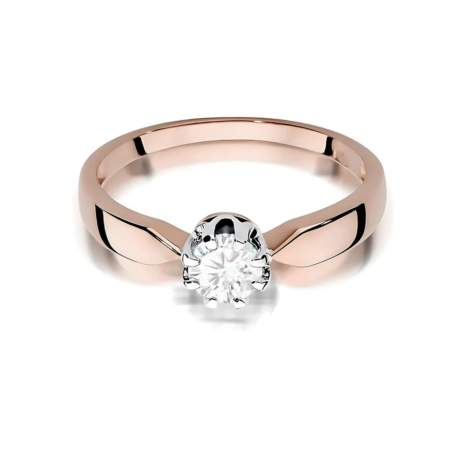 Gold Ring with 0.50ct Diamond