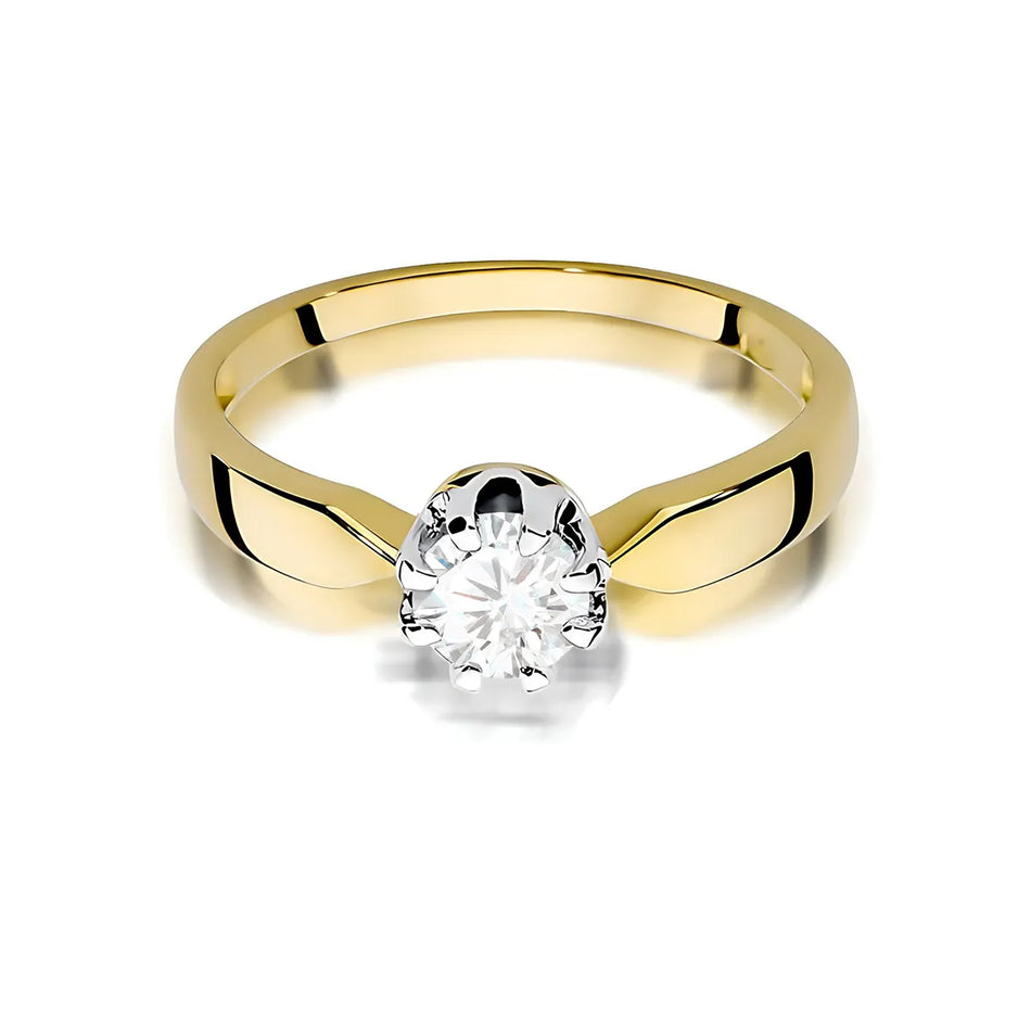 Gold Ring with 0.70ct Diamond