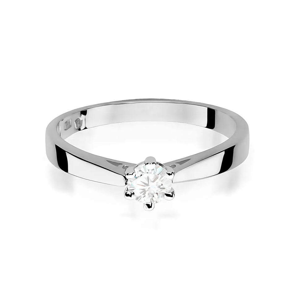 Goldring mit 0,25 ct Diamant