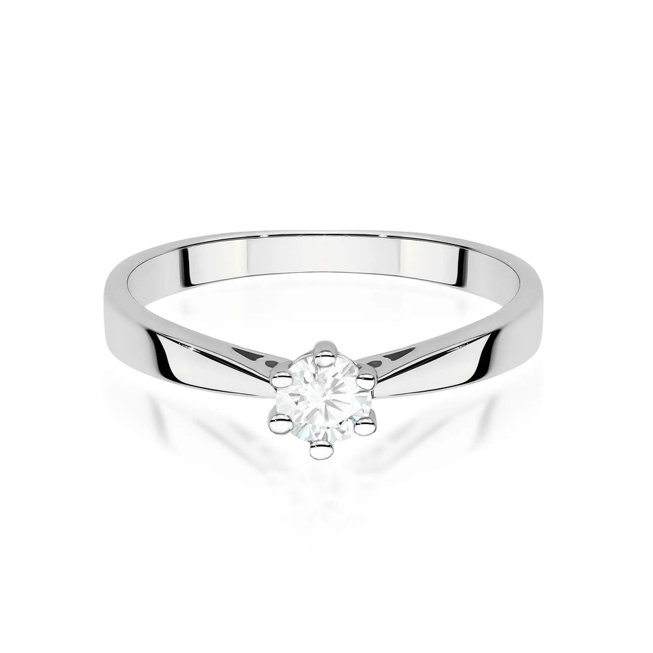 Goldring mit 0,30 ct Labrodiamanten