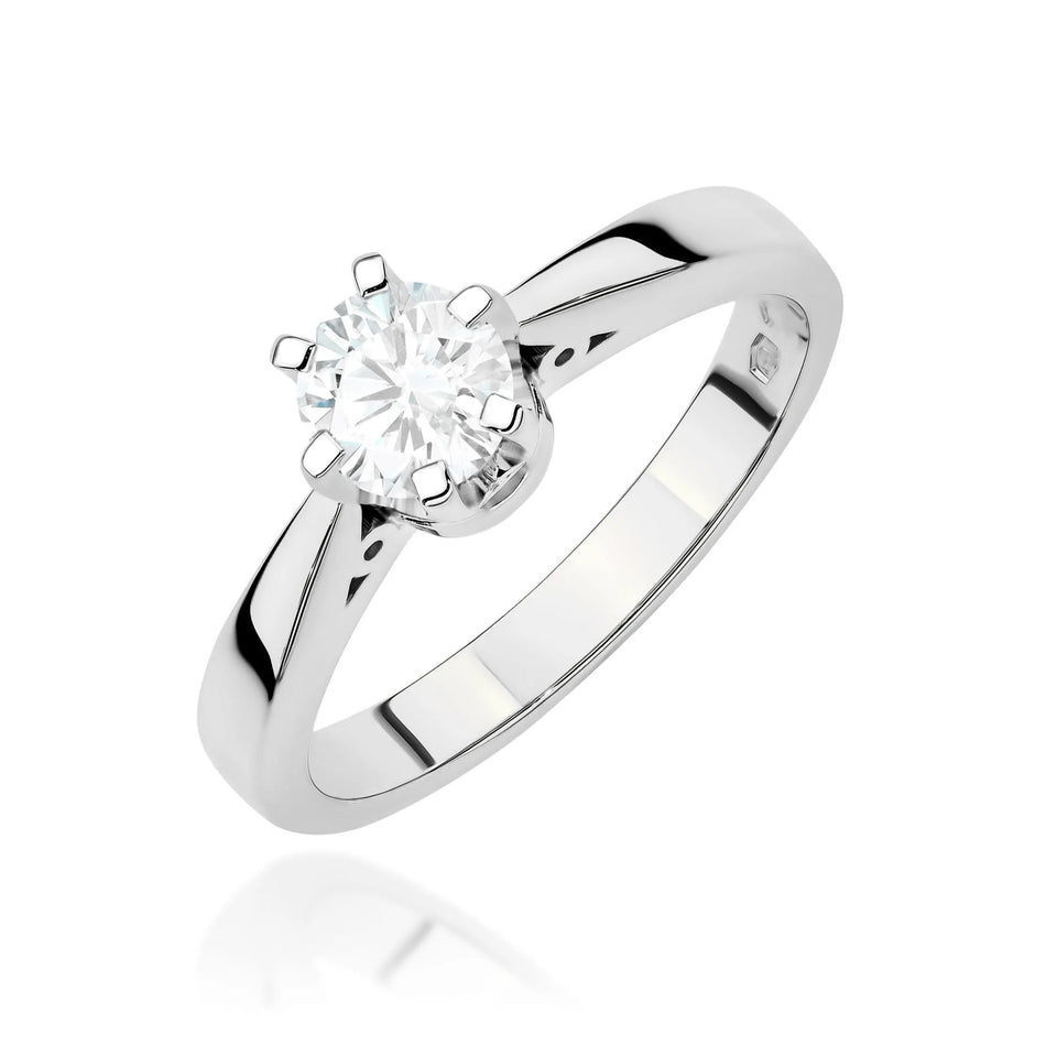 Goldring mit 1,00 ct Diamant