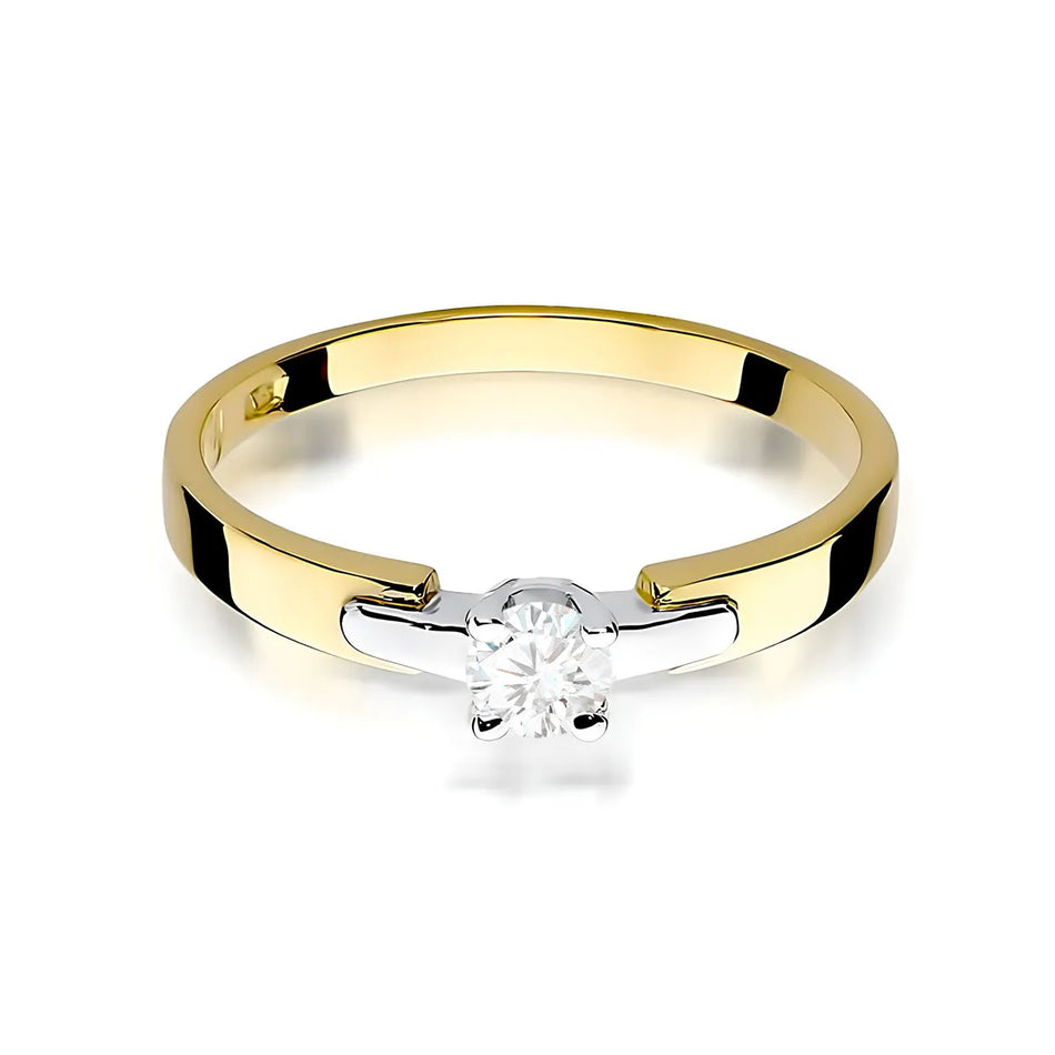 Gold Ring with 0.20ct Diamond