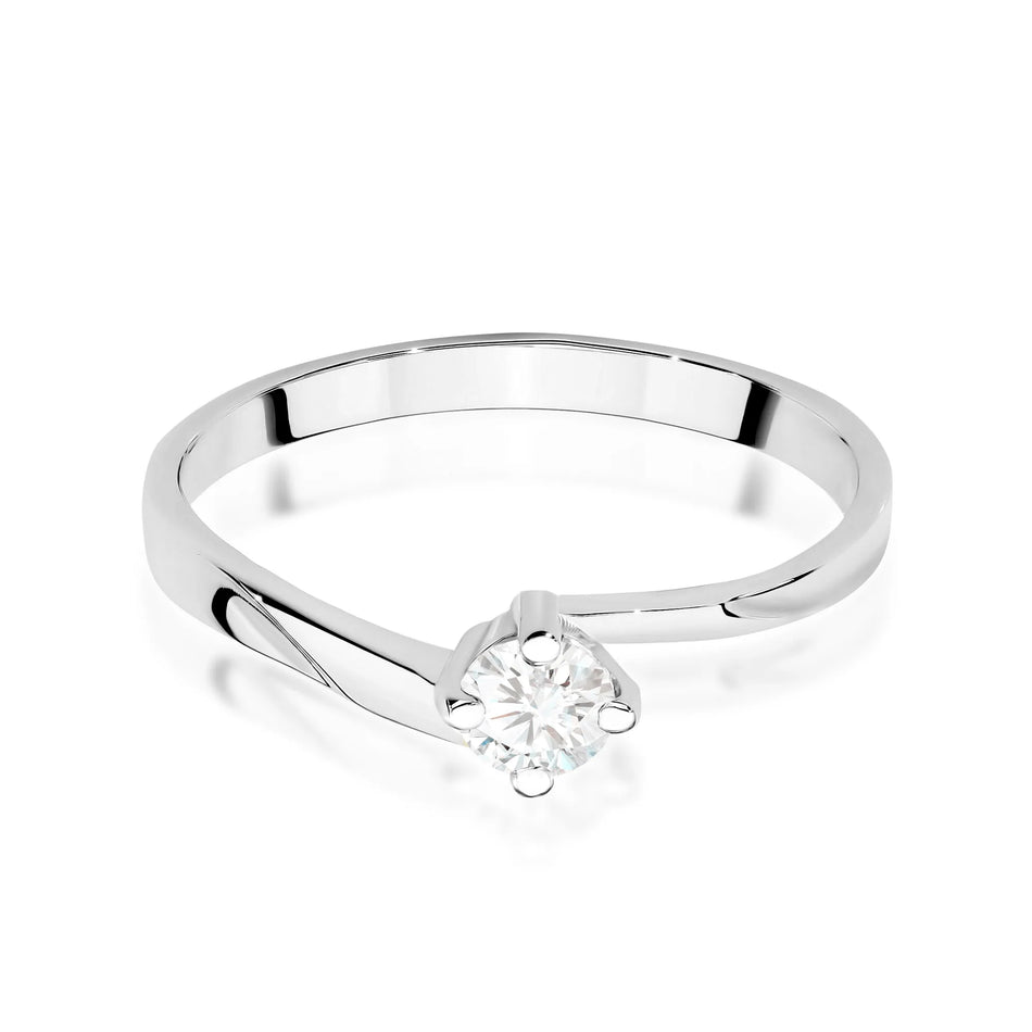 Goldring mit 0,20 ct Labrodiamanten