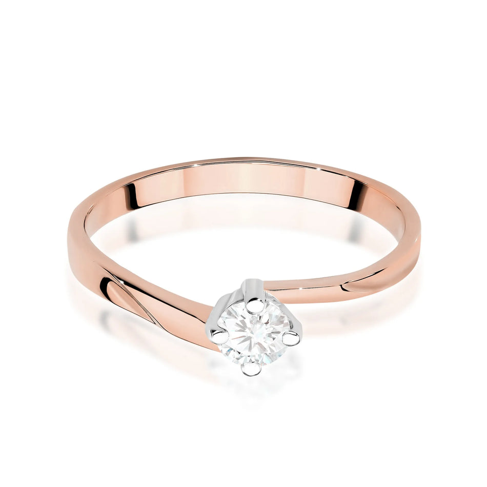 Gold Ring with 0.20ct Diamond