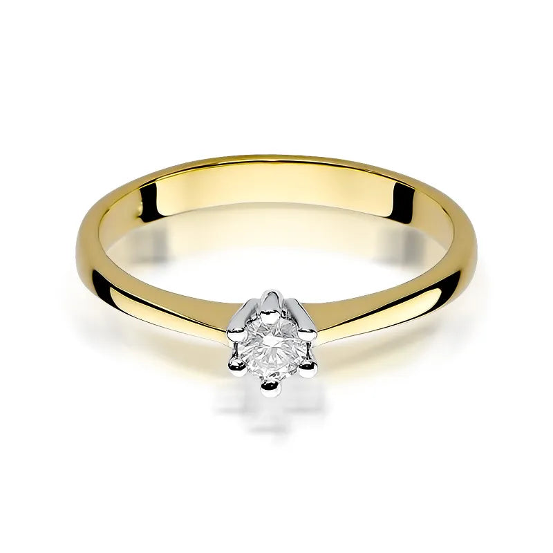 Gold Ring with 0.15ct Diamond