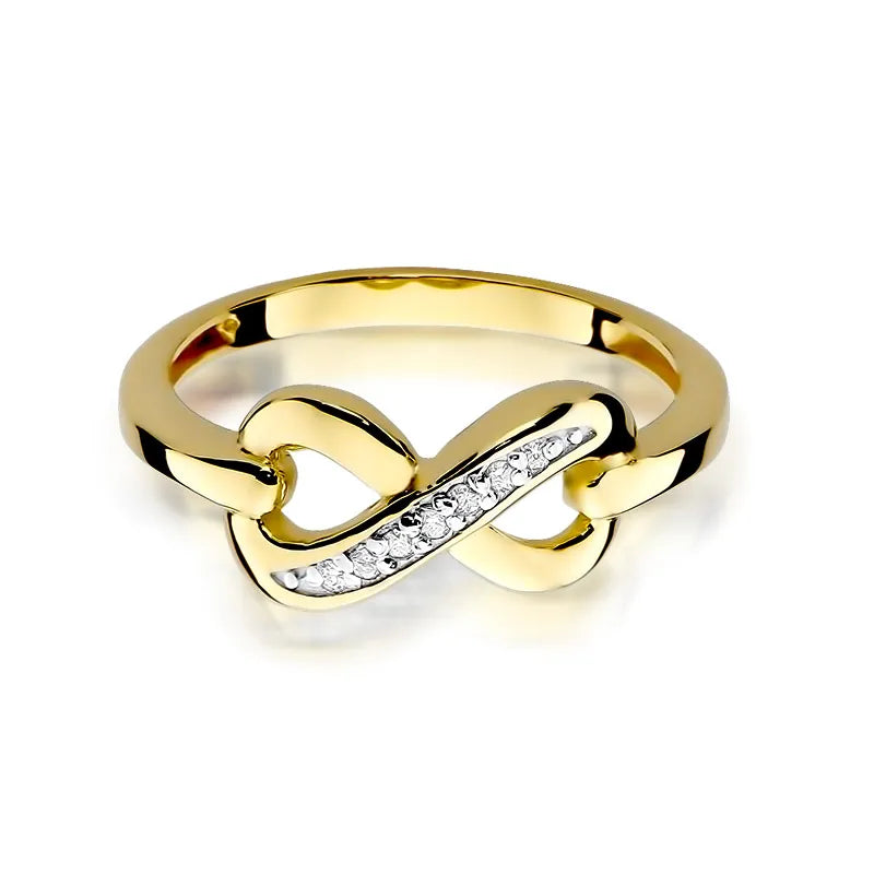 Gold Ring with 0.035ct Diamonds