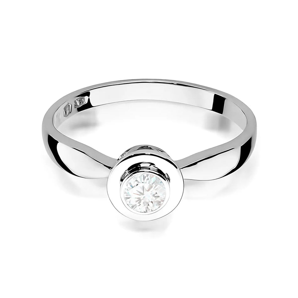 Goldring mit 0,25 ct Labrodiamanten