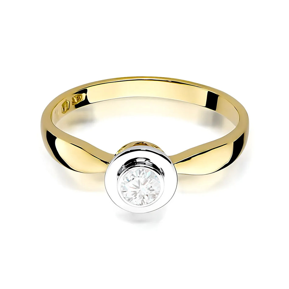 Gold Ring with 0.15ct Diamond