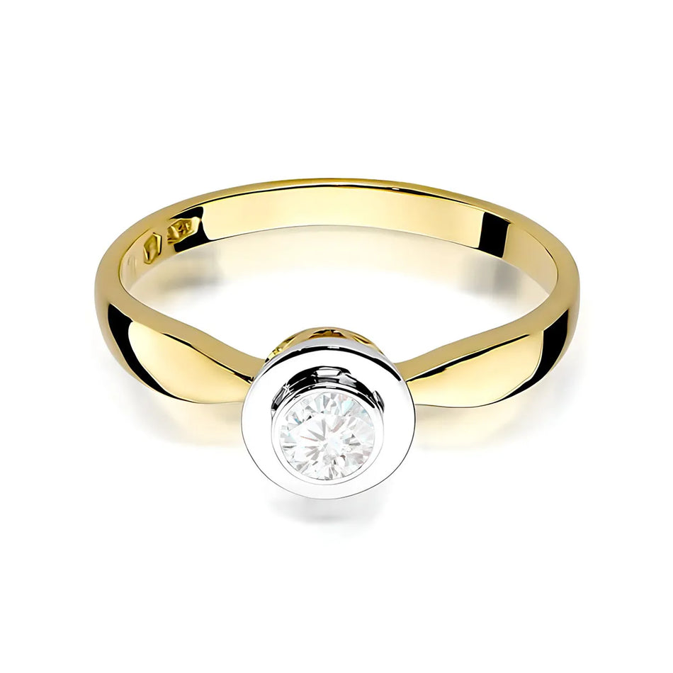 Gold Ring with 0.25ct Diamond