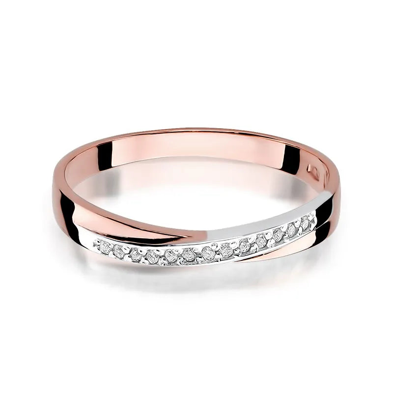 Gold Ring with 0.065ct Diamonds