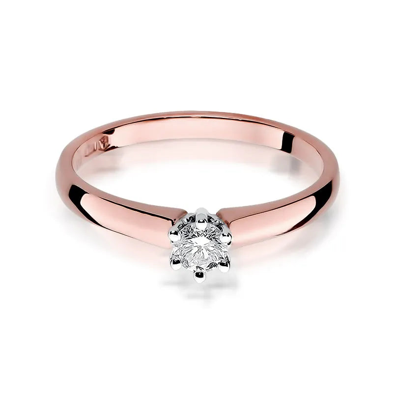 Gold Ring with 0.20ct Diamond