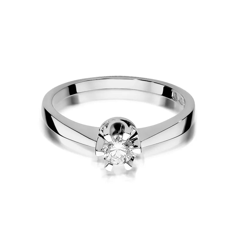 Goldring mit 0,25 ct Diamant