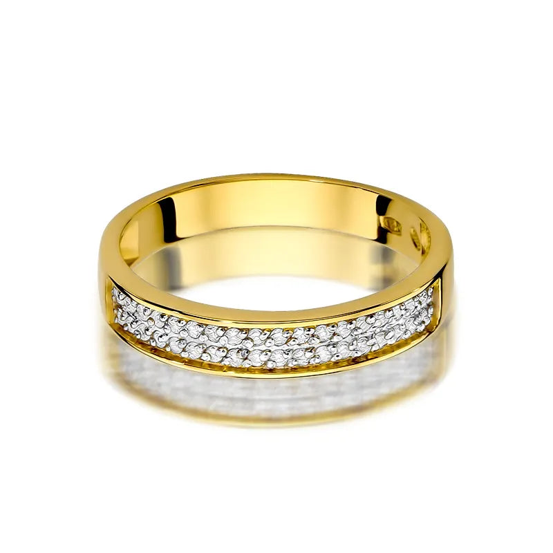 Gold Ring with 0.18ct Diamonds