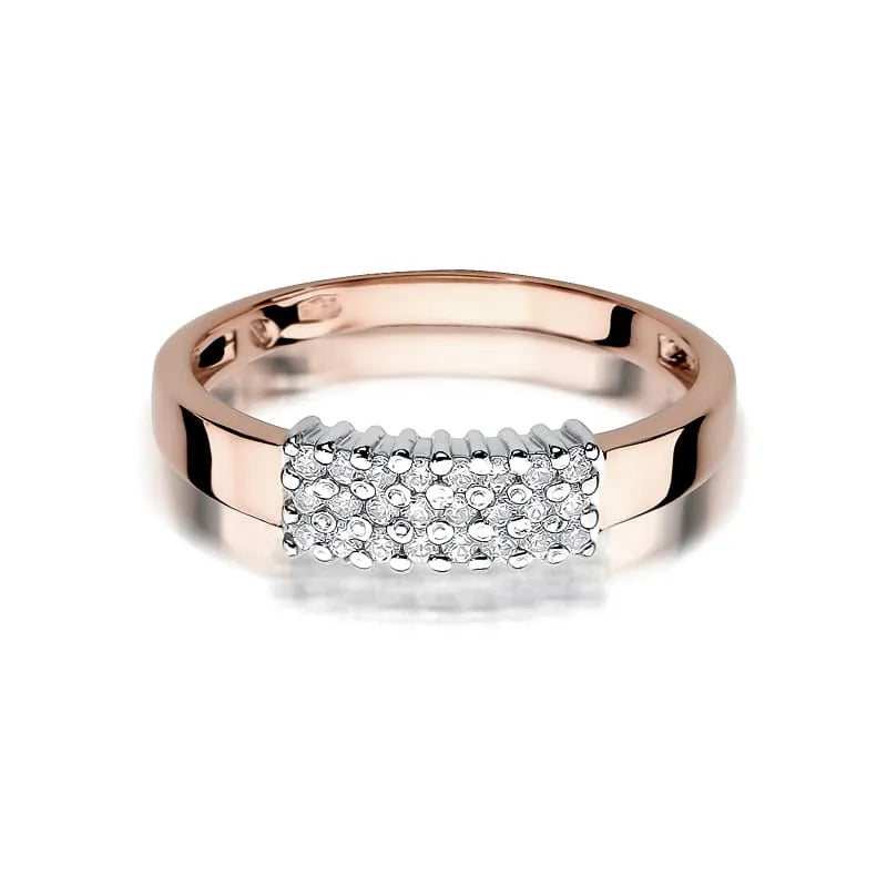 Gold Ring with 0.206ct Diamonds