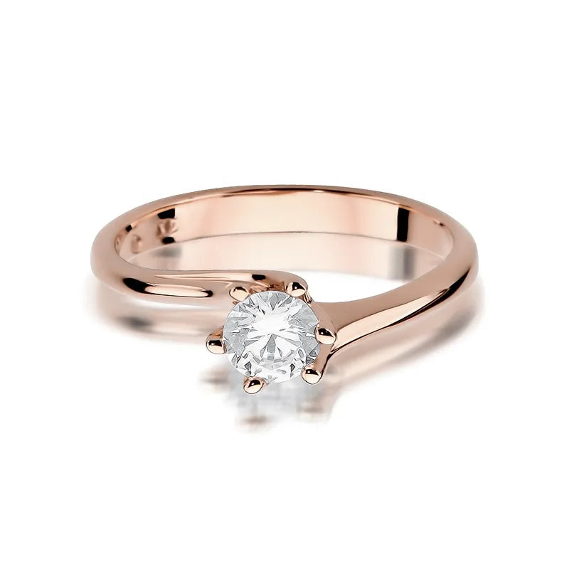 Gold Ring with 0.50ct Diamond