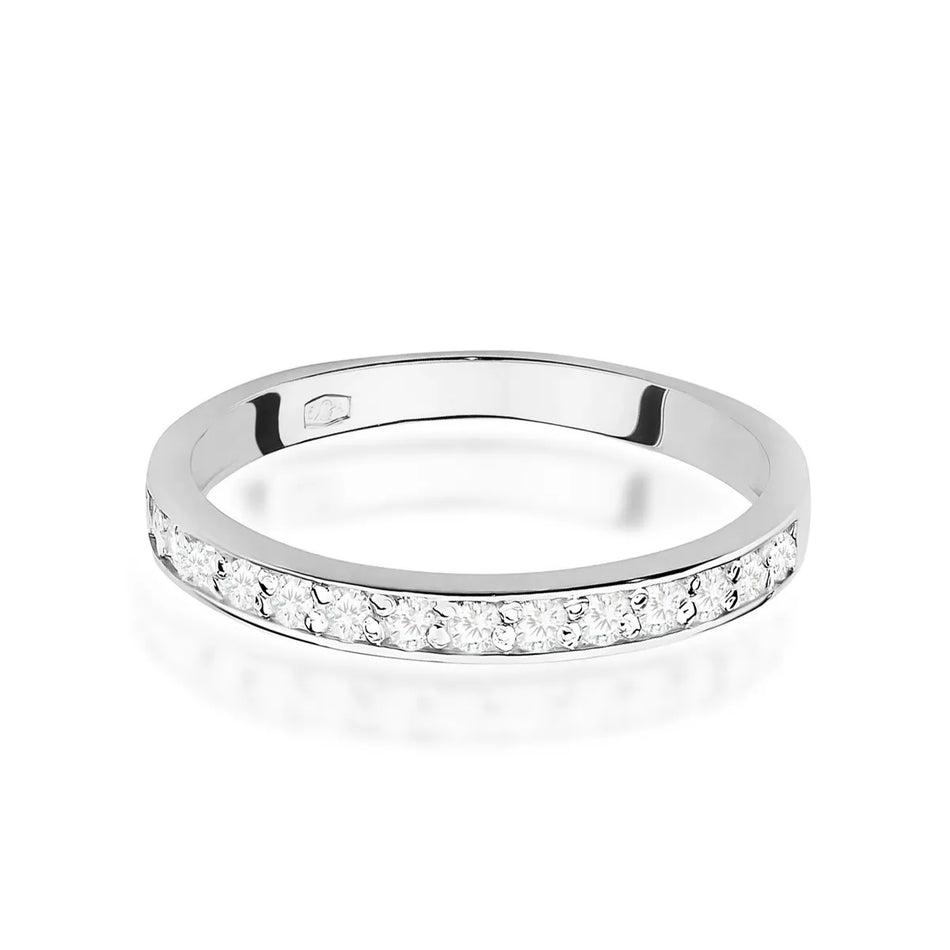 Gold Ring with 0.203ct Lab-diamonds