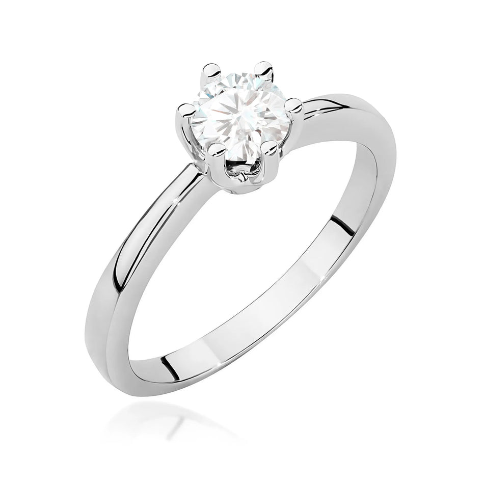 Goldring mit 0,50 ct Labor-Diamant
