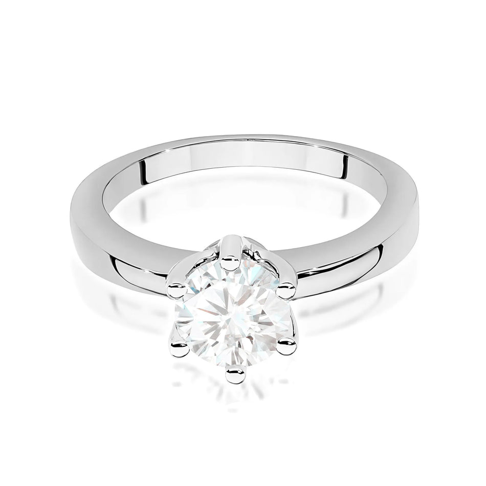 Goldring mit 1,00 ct Labor-Diamant