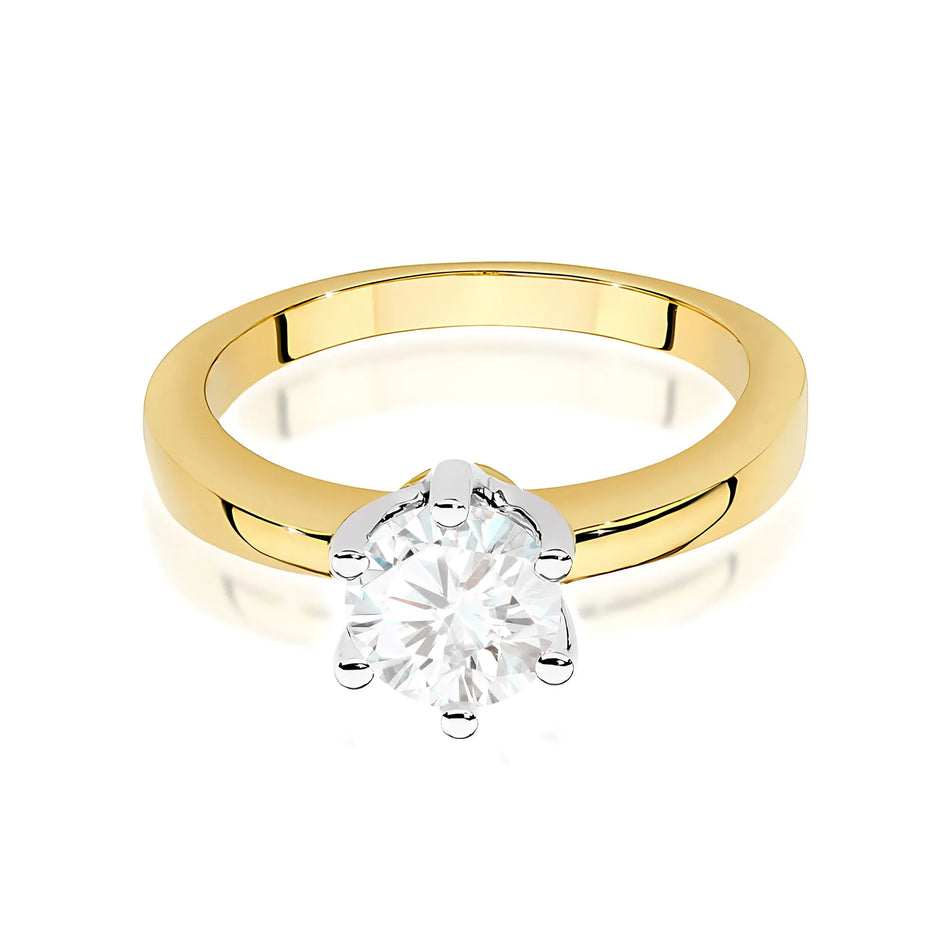 Gold Ring with 0.70ct Diamond