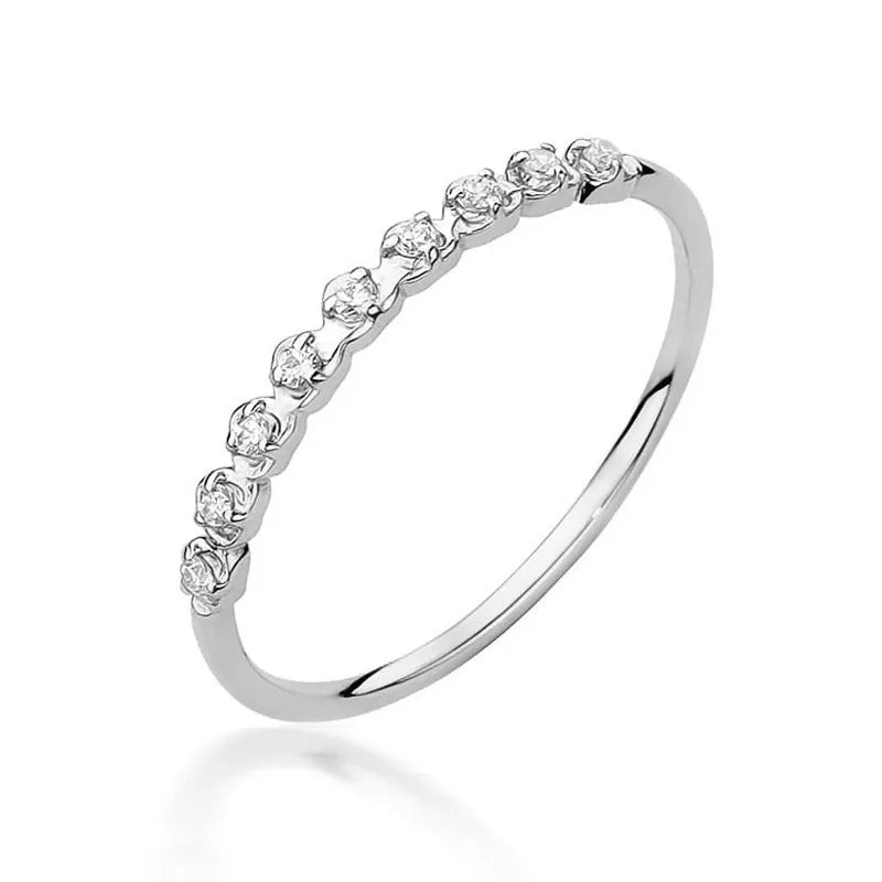 Gold Ring with 0.045ct Diamonds