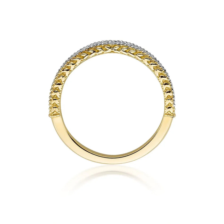 Gold Ring with 0.247ct Diamonds