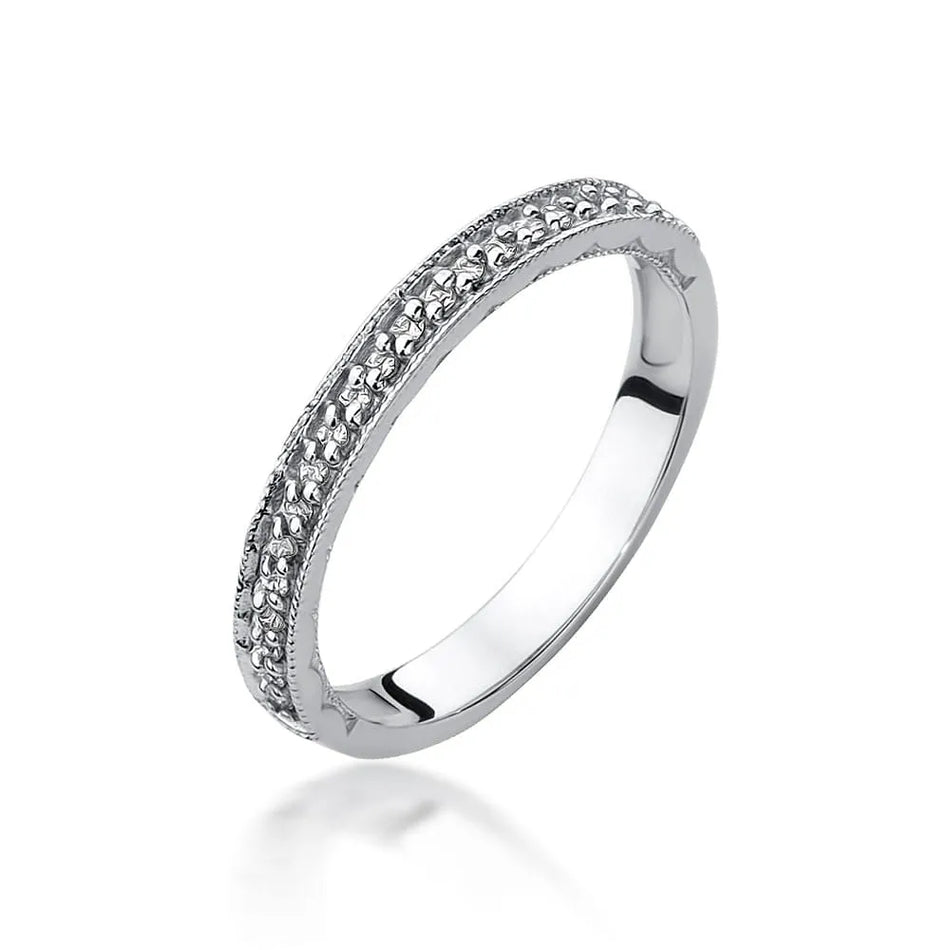 Goldring mit 0,105 ct Diamanten