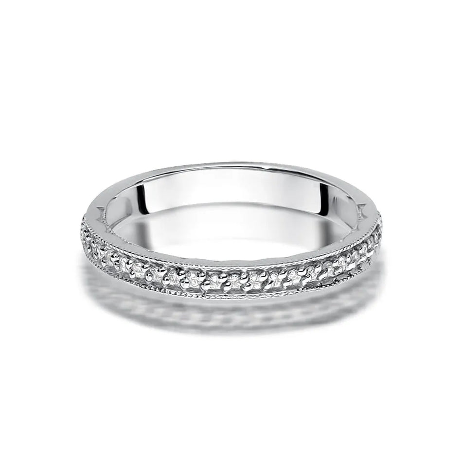 Goldring mit 0,105 ct Diamanten