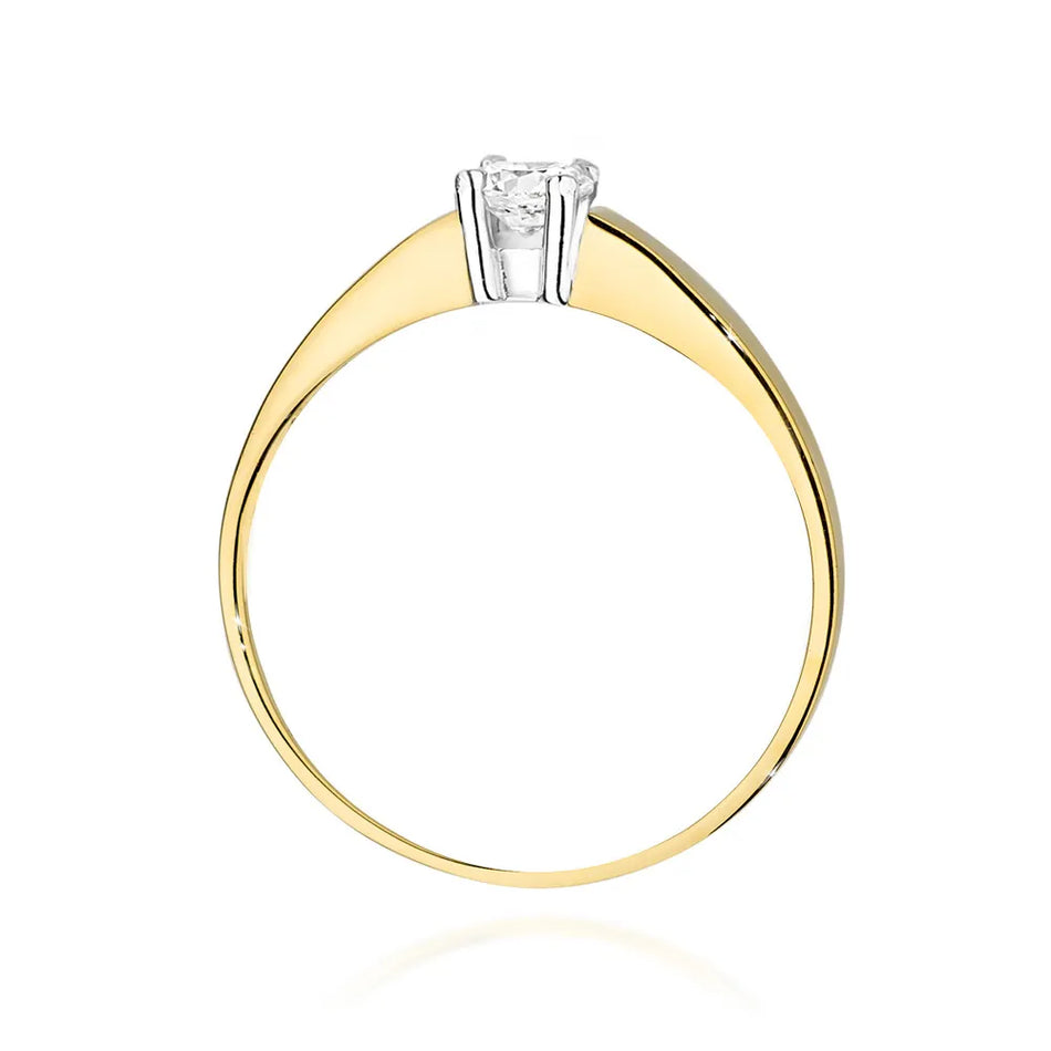 Gold Ring with 0.25ct Diamond