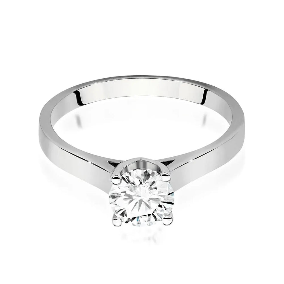 Goldring mit 0,70 ct Diamant