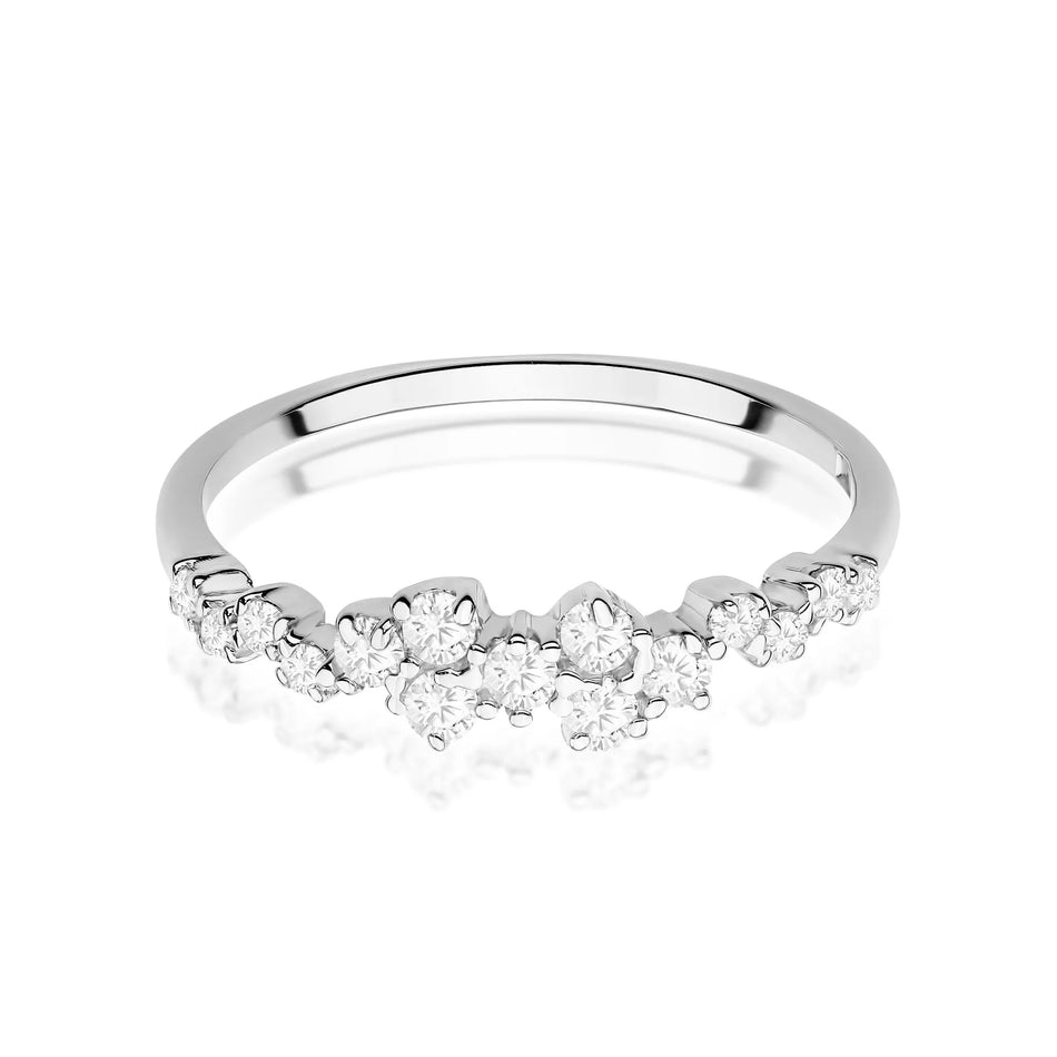 Goldring mit 0,326 ct Diamanten