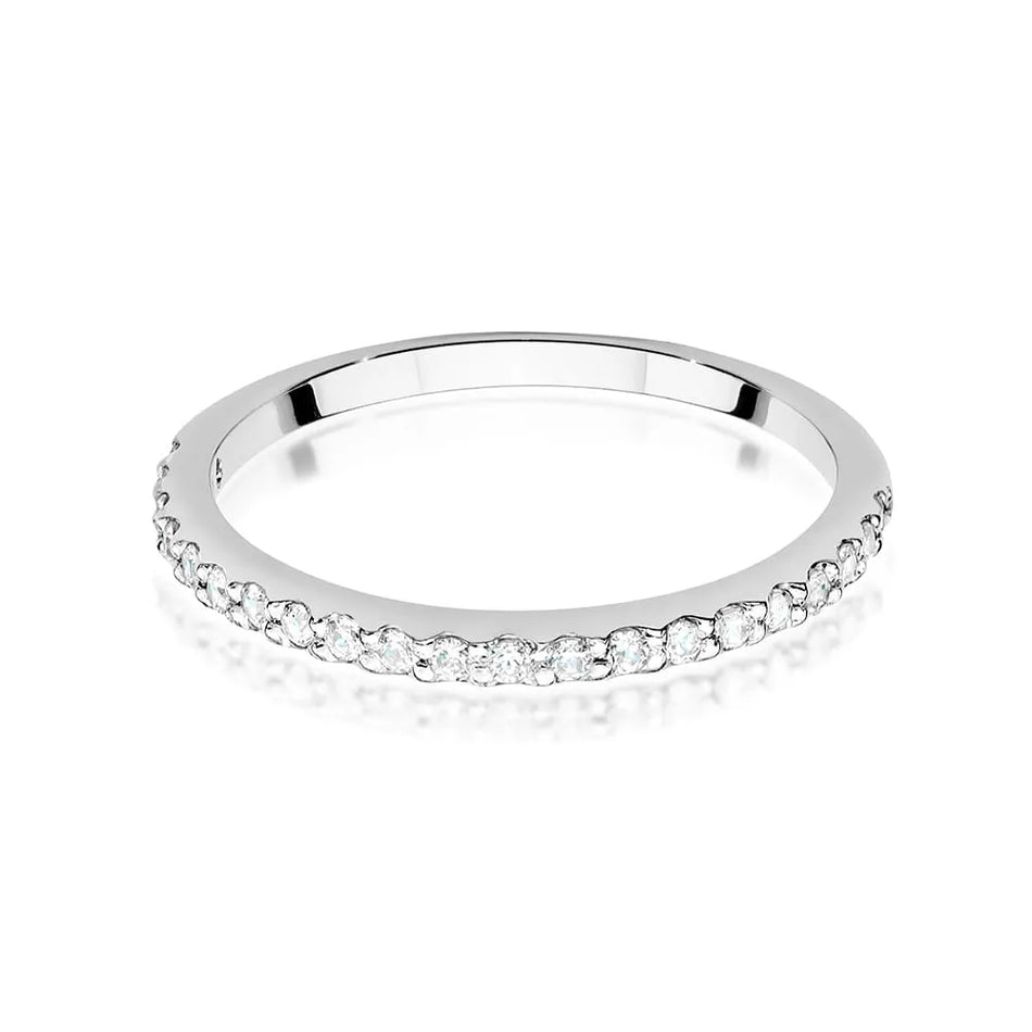 Goldring mit 0,181 ct Labor-Diamanten