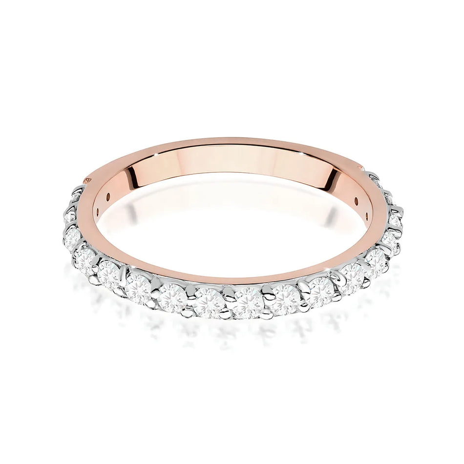 Goldring mit 0,34 ct Diamanten
