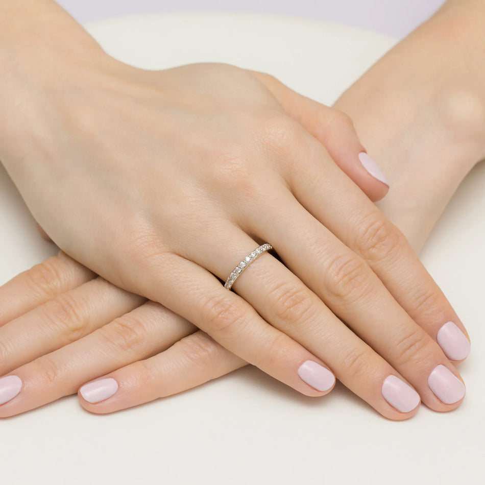 Goldring mit 0,34 ct Diamanten