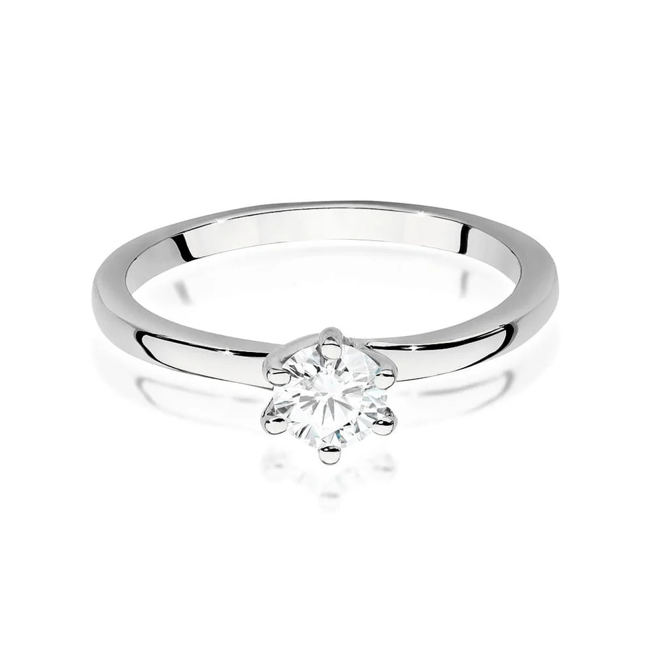 Goldring mit 0,40 ct Diamant