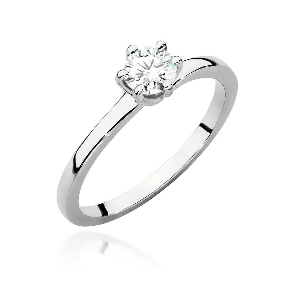 Goldring mit 0,40 ct Diamant