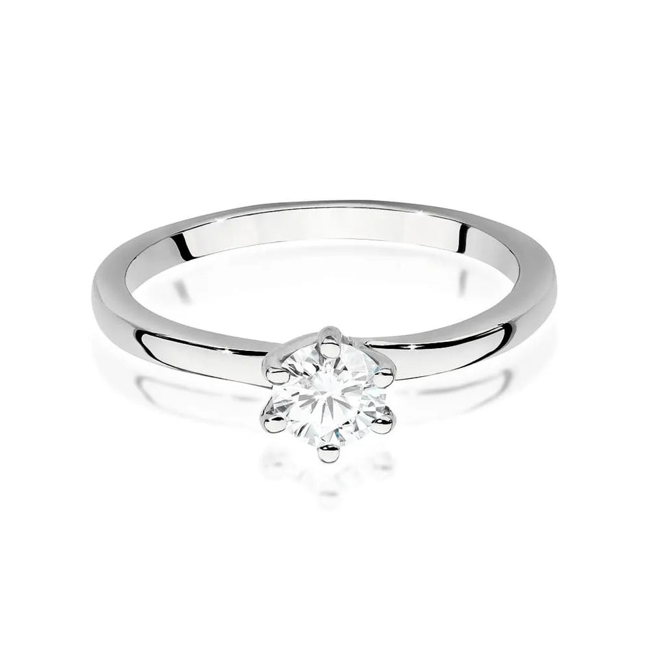 Goldring mit 0,40 ct Diamant