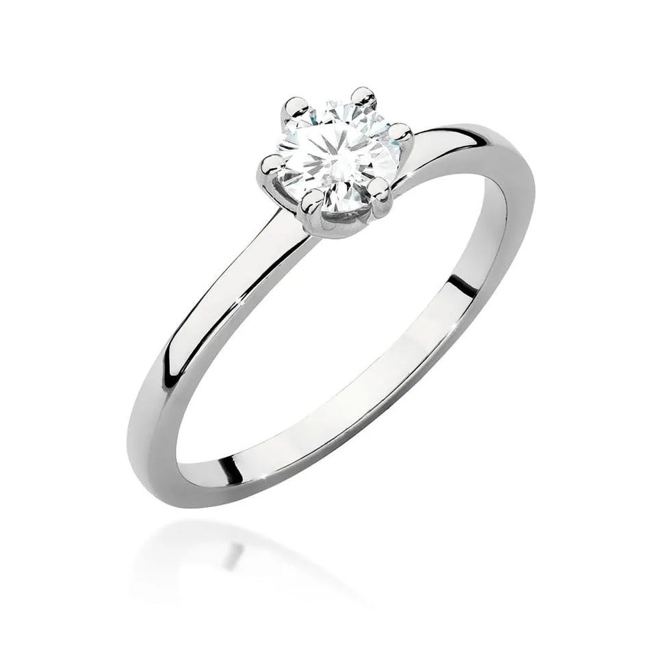 Goldring mit 0,50 ct Diamant