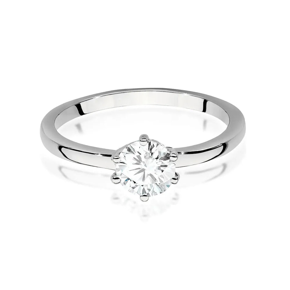 Goldring mit 0,70 ct Diamant